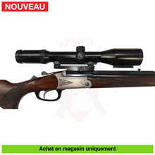 Charger l&#39;image dans la galerie, Carabine Express 1 coup (Karpat) Blaser cal. 7X65R + Montage Rail + Lunette Swarovski Habicht Nova 2,2-9x42 + Munitions