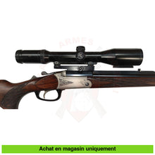 Charger l&#39;image dans la galerie, Carabine Express 1 coup (Karpat) Blaser cal. 7X65R + Montage Rail + Lunette Swarovski Habicht Nova 2,2-9x42 + Munitions