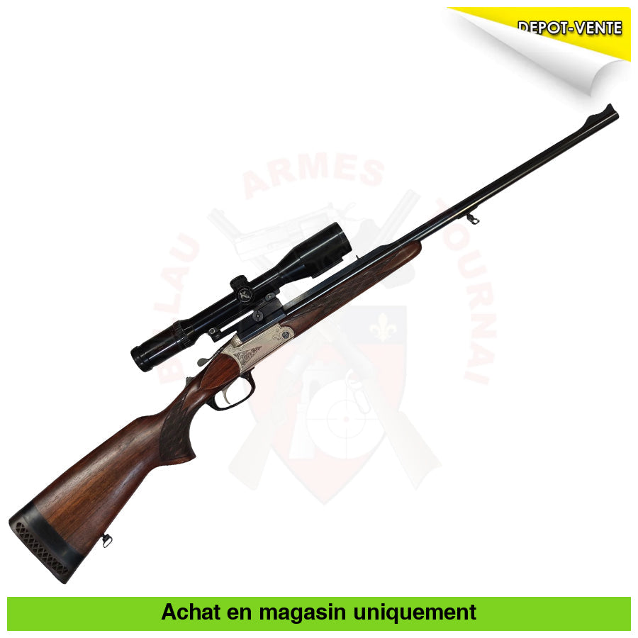 Carabine Express 1 coup (Karpat) Blaser cal. 7X65R + Montage Rail + Lunette Swarovski Habicht Nova 2,2-9x42 + Munitions
