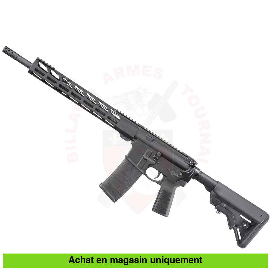 Carabine Semi-Auto Ruger Ar-556 Mpr 16.1’’ M Lok Noire Cal. 5.56 Nato Fusils D’assaut