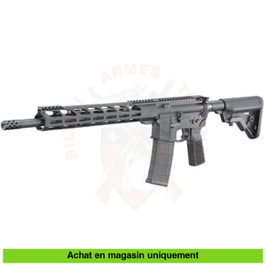 Carabine Semi-Auto Ruger Ar-556 Mpr 16.1’’ M Lok Noire Cal. 5.56 Nato Fusils D’assaut