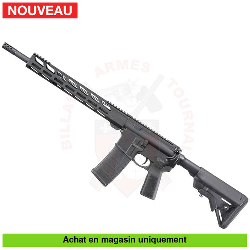 Carabine Semi-Auto Ruger Ar-556 Mpr 16.1’’ M Lok Noire Cal. 5.56 Nato Fusils D’assaut