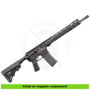 Carabine Semi-Auto Ruger Ar-556 Mpr 16.1’’ M Lok Noire Cal. 5.56 Nato Fusils D’assaut