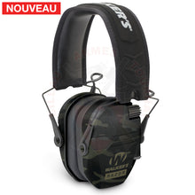 Charger l&#39;image dans la galerie, Casque Anti-bruit Electronique Walker’s Razor 2 Multicam Black Protections auditives