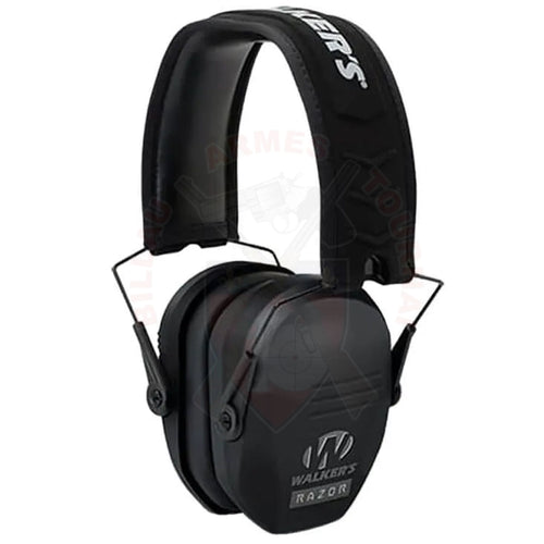Casque Anti-bruit Passif Walker’s Razor Slim Noir Protections auditives