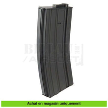 Charger l&#39;image dans la galerie, Chargeur Airsoft Aeg Midcap M4 Metal 120Cps Noir Chargeurs