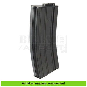 Chargeur Airsoft Aeg Midcap M4 Metal 120Cps Noir Chargeurs