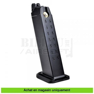 Chargeur Airsoft Gbb Hfc Ag-17 (Glock) 26Cps Noir Chargeurs