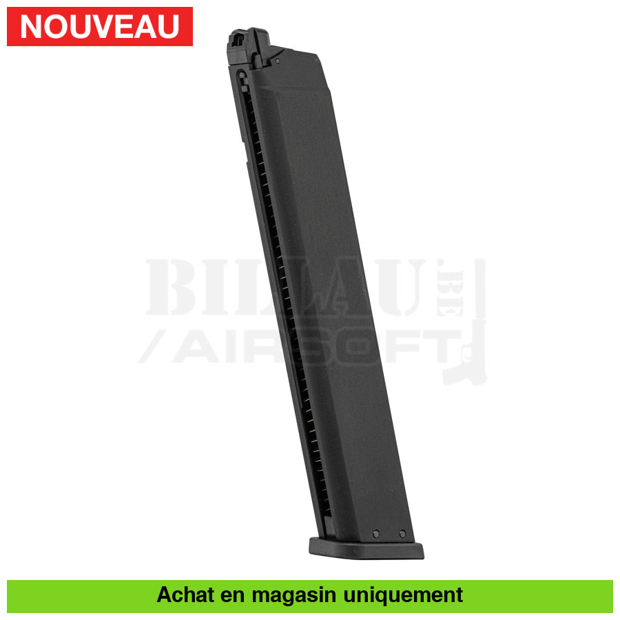 Chargeur Airsoft Gbb Kj Kp-17/ Kp-18 (Glock) 50Cps Noir Chargeurs