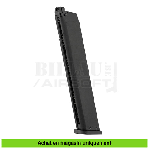 Chargeur Airsoft Gbb Kj Kp-17/ Kp-18 (Glock) 50Cps Noir Chargeurs