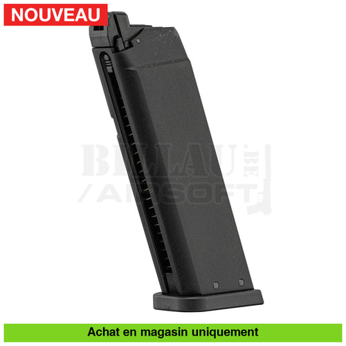 Chargeur Airsoft Gbb Kj Kp-17 (Glock) 23Cps Noir Chargeurs