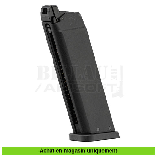 Chargeur Airsoft Gbb Kj Kp-17 (Glock) 23Cps Noir Chargeurs