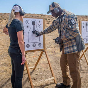 Cible 70X50Cm Helikon-Tex Pxqt (Pistol Excercise/Qualification Target) Papier (Type Ipsc) Ciblerie