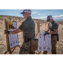 Charger l&#39;image dans la galerie, Cible 70X50Cm Helikon-Tex Pxqt (Pistol Excercise/Qualification Target) Papier (Type Ipsc) Ciblerie