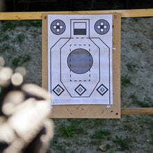 Charger l&#39;image dans la galerie, Cible 70X50Cm Helikon-Tex Rxqt (Rifle Excercise/Qualification Target) Papier (Type Ipsc) Ciblerie