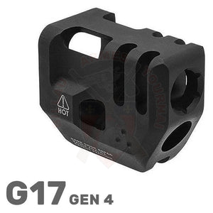 Compensateur Strike Industries Mass Driver Pour Glock 17 Gen 4 Noir Matériels De Compétition