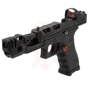 Compensateur Strike Industries Mass Driver Pour Glock 19 Gen 4 Noir Matériels De Compétition