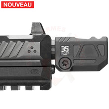 Charger l'image dans la galerie, Compensateur Strike Industries Micro Threaded Comp-Quad V Noir - Matériels de compétition customisation