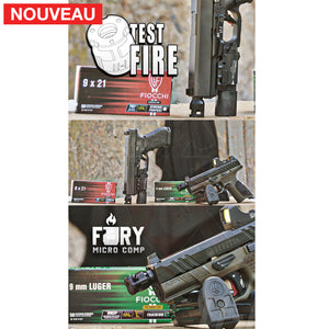 Compensateur TR-1 Upgrade Navier Micro Comp Fury 9mm 1/2x28 RH Matériels de compétition customisation