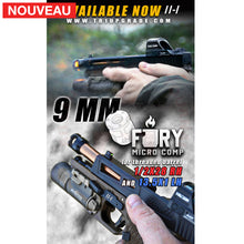 Charger l&#39;image dans la galerie, Compensateur TR-1 Upgrade Navier Micro Comp Fury 9mm 1/2x28 RH Matériels de compétition customisation