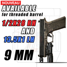 Charger l&#39;image dans la galerie, Compensateur TR-1 Upgrade Navier Micro Comp Fury 9mm 1/2x28 RH Matériels de compétition customisation