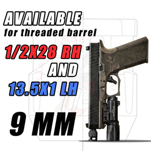 Compensateur TR-1 Upgrade Navier Micro Comp Fury 9mm 1/2x28 RH Matériels de compétition customisation