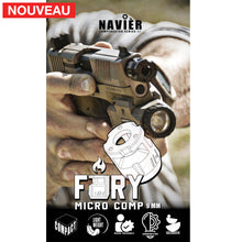 Charger l&#39;image dans la galerie, Compensateur TR-1 Upgrade Navier Micro Comp Fury 9mm 1/2x28 RH Matériels de compétition customisation