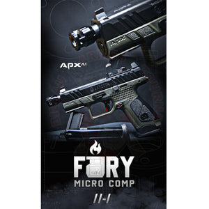 Compensateur TR-1 Upgrade Navier Micro Comp Fury 9mm 1/2x28 RH Matériels de compétition customisation
