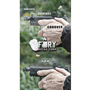 Compensateur TR-1 Upgrade Navier Micro Comp Fury 9mm 1/2x28 RH Matériels de compétition customisation