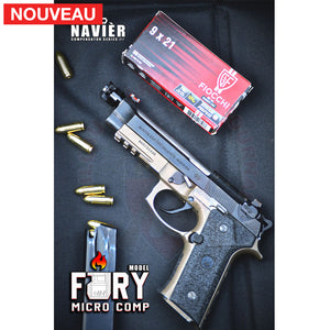 Compensateur TR-1 Upgrade Navier Micro Comp Fury 9mm 1/2x28 RH Matériels de compétition customisation