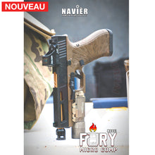 Charger l&#39;image dans la galerie, Compensateur TR-1 Upgrade Navier Micro Comp Fury 9mm 1/2x28 RH Matériels de compétition customisation