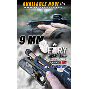 Compensateur TR-1 Upgrade Navier Micro Comp Fury 9mm 1/2x28 RH Matériels de compétition customisation