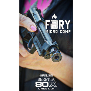 Compensateur TR-1 Upgrade Navier Micro Comp Fury 9mm 1/2x28 RH Matériels de compétition customisation