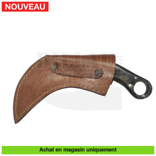Charger l&#39;image dans la galerie, Couteau fixe Artisanal Karambit Damas + Gaine Cuir Couteaux fixes Militaires