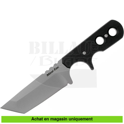 Couteau Fixe Cold Steel Mini Tac Tanto Couteaux Fixes Militaires