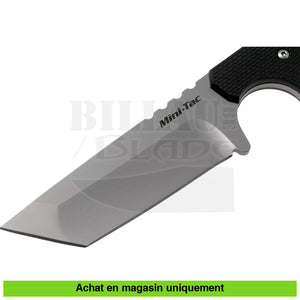 Couteau Fixe Cold Steel Mini Tac Tanto Couteaux Fixes Militaires