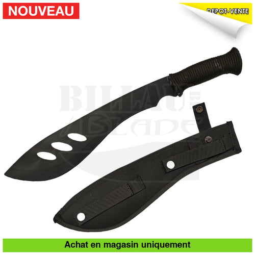 Couteau fixe d’entrainement Machette + Gaine Couteaux fixes d’entrainement