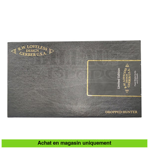 Couteau fixe Gerber Loveless Edition Limitée n°1 / 2001 (Rare) Couteaux fixes de chasse