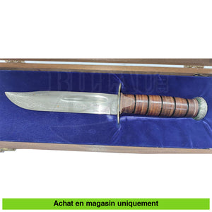 Couteau fixe KABAR Années 70 Edition Limitée 200ème Anniversaire USMC n° 1268/2500 (Rare) Couteaux fixes divers