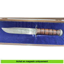 Charger l&#39;image dans la galerie, Couteau fixe KABAR Années 70 Edition Limitée 200ème Anniversaire USMC n° 1268/2500 (Rare) Couteaux fixes divers