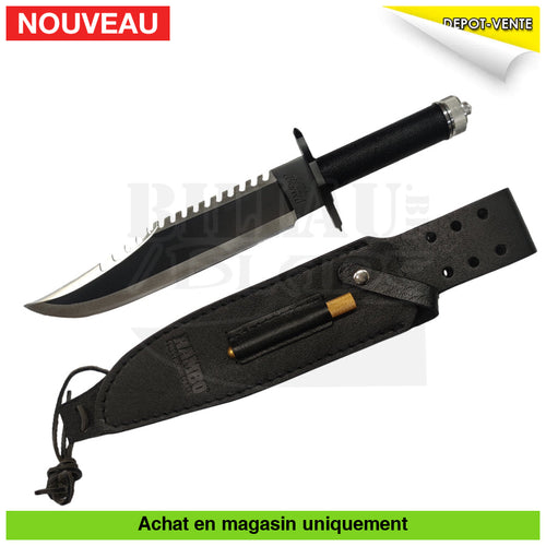 Couteau Fixe Officiel United Cutlery Rambo 2 (Rare) Couteaux Fixes Militaires