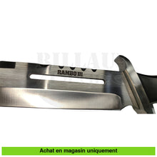 Charger l&#39;image dans la galerie, Couteau Fixe Officiel United Cutlery Rambo 3 (Rare) Couteaux Fixes Militaires
