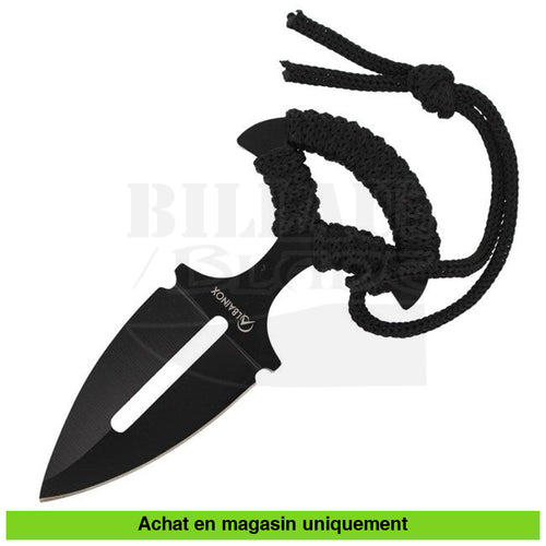Couteau Fixe Push Dagger Albainox Noir Couteaux Fixes Militaires