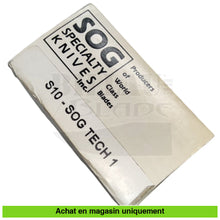 Charger l&#39;image dans la galerie, Couteau fixe Sog Tech 1 (Rare) Couteaux fixes Militaires