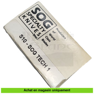 Couteau fixe Sog Tech 1 (Rare) Couteaux fixes Militaires