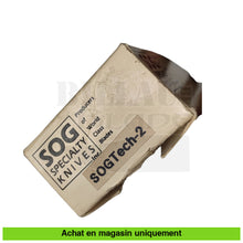 Charger l&#39;image dans la galerie, Couteau fixe Sog Tech 2 (Rare) Couteaux fixes Militaires