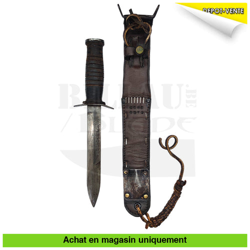 Couteau Fixe Us M3 Case 44 + Fourreau (Original) Couteaux Fixes De Chasse