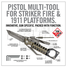 Couteau Multi- Fonctions Real Avid Pistol Tool Couteaux Multi-Fonctions