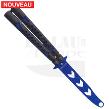 Charger l&#39;image dans la galerie, Couteau Papillon Entrainement Bleu Albainox Couteaux Pliants Divers