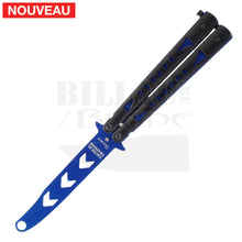 Charger l&#39;image dans la galerie, Couteau Papillon Entrainement Bleu Albainox Couteaux Pliants Divers